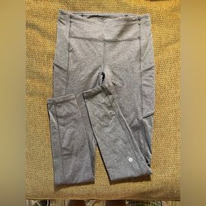 Lululemon Speed Up Tight 28’’ Leggings with Pockets Size 6 Heathered Black
